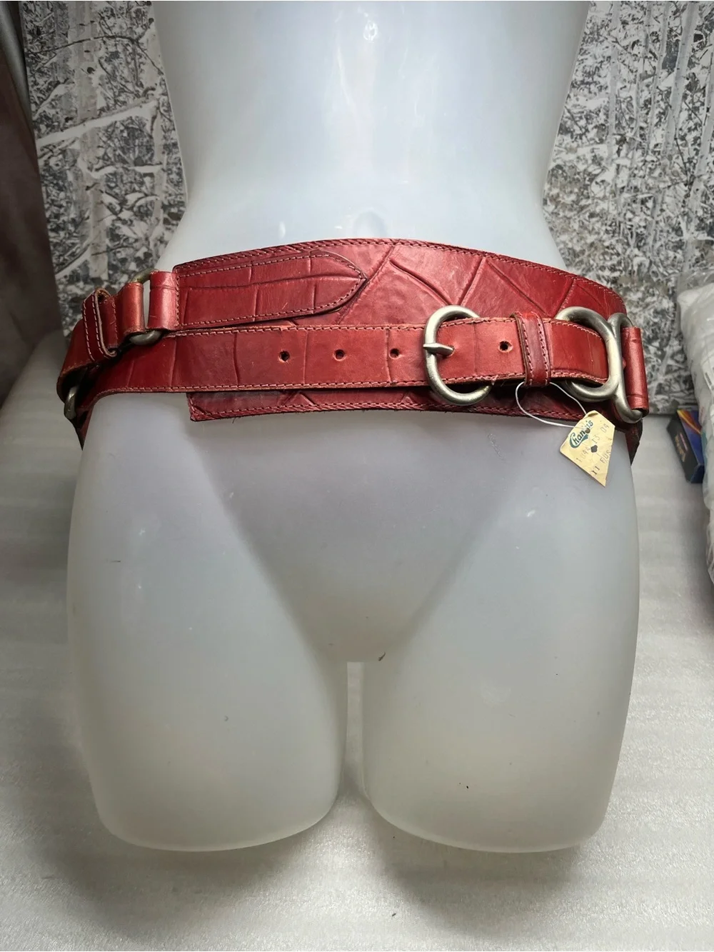 Locomotive by Doppia Vita:NEW Leather Belt Italy Sz 100